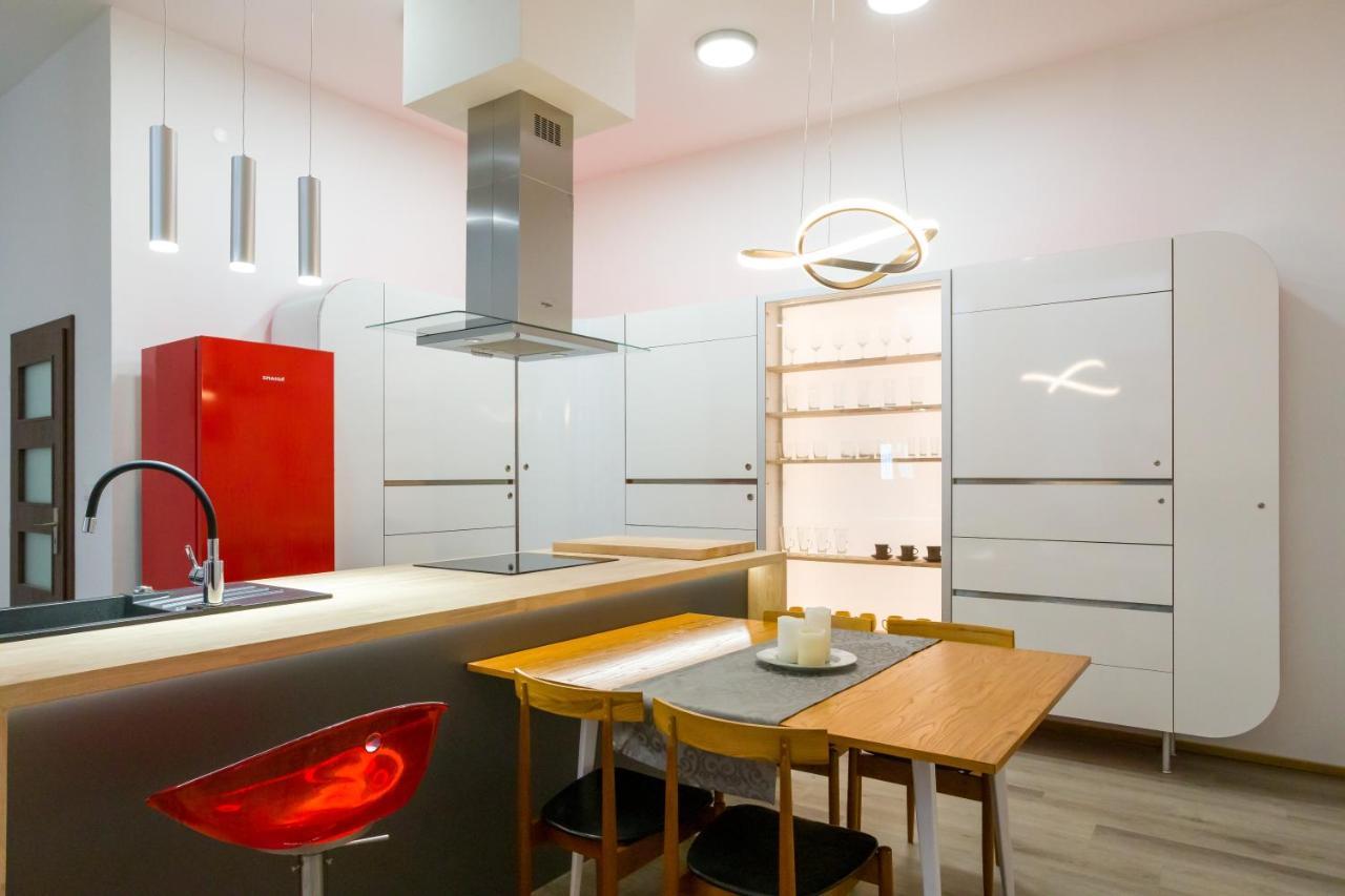 Luxusni Velky Apartman S Terasou V Centru Litomysle エクステリア 写真