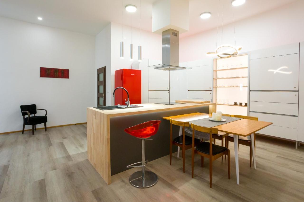 Luxusni Velky Apartman S Terasou V Centru Litomysle エクステリア 写真